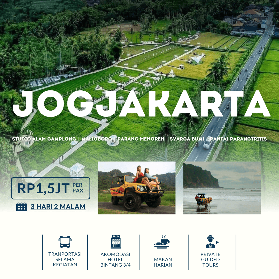 Paket Wisata Exclusive @ Yogyakarta 3 Hari 2 Malam